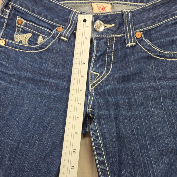 True Religion Stella Skinny Jeans Women Blue Denim Button Fly RN 112790 CA 30427 - Picture 13 of 13